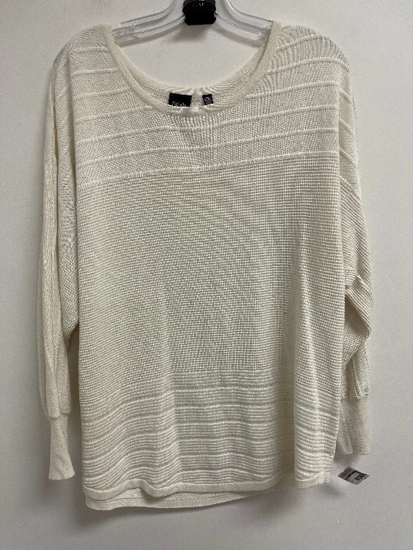 Final Markdown Sweater By Rafaella In White, Size: Xl