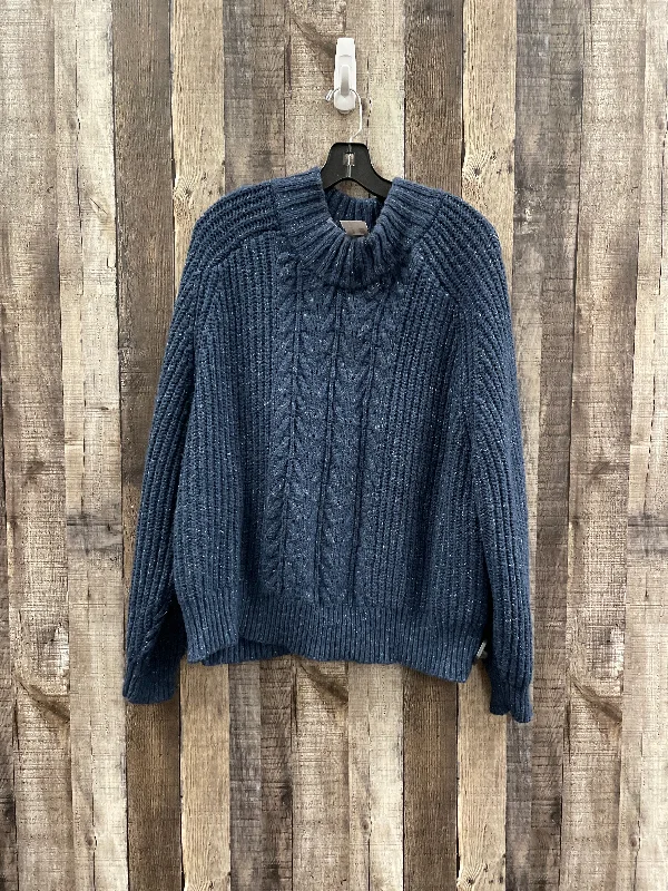 Major Savings Sweater By Time And Tru In Blue, Size: 2x