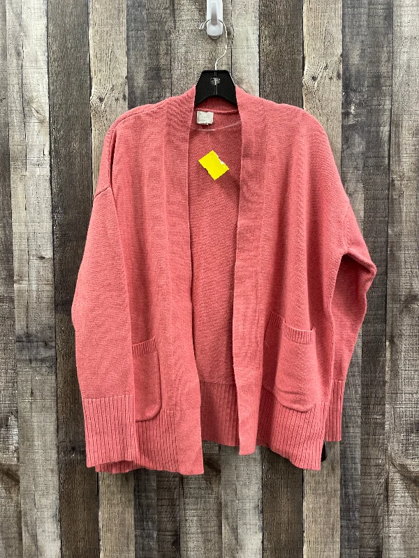 Price Drop Alert Sweater Cardigan By A New Day In Mauve, Size: M
