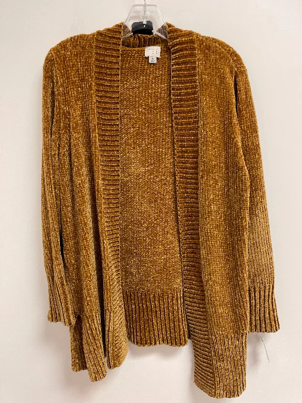 Best Bargains Sweater Cardigan By A New Day In Yellow, Size: M