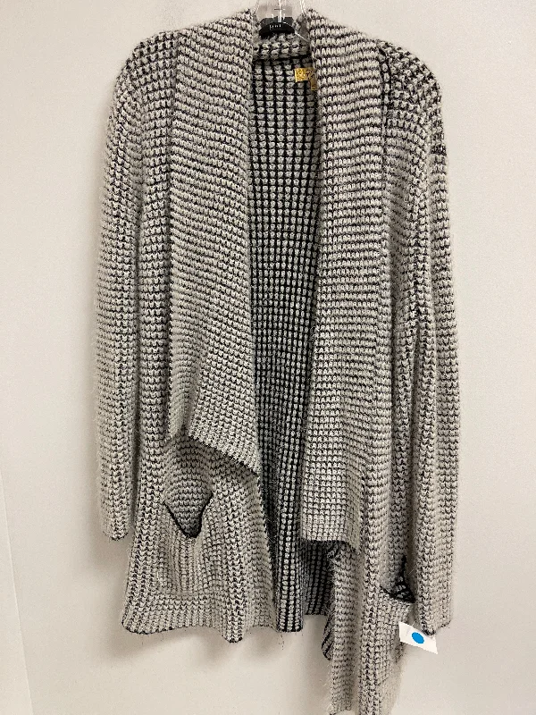 Special Price Sweater Cardigan By Cmb In Black & White, Size: L