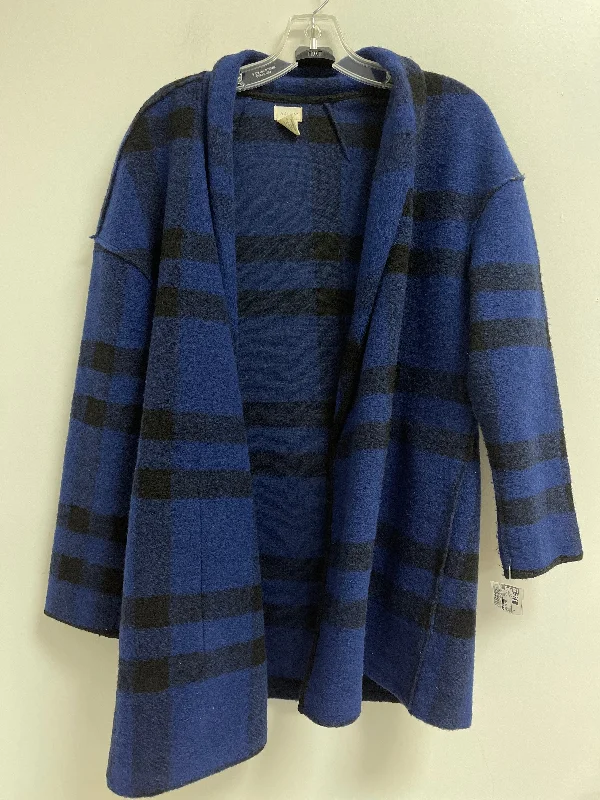 Price Drop Sweater Cardigan By Cmc In Blue, Size: S
