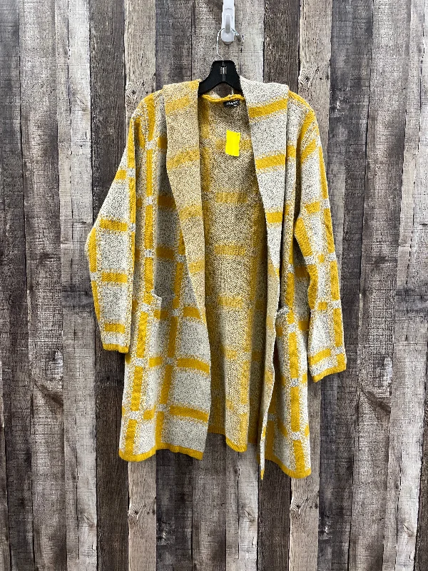Unmissable Offer Sweater Cardigan By Cmc In Gold, Size: M