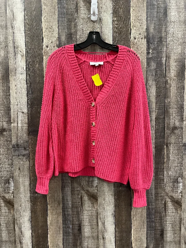 TIME-Limited Offer Sweater Cardigan By Cme In Pink, Size: M