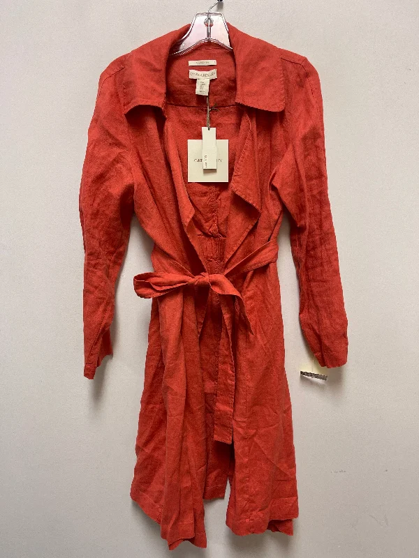 Deal of the Week Sweater Cardigan By Cynthia Rowley In Orange, Size: M