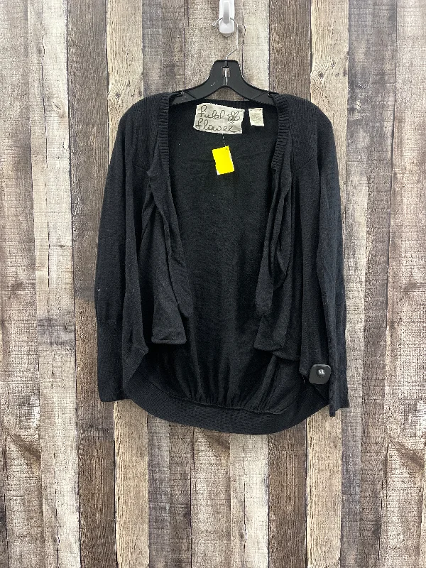 Hurry In Sweater Cardigan By Field Flower In Black, Size: Xs
