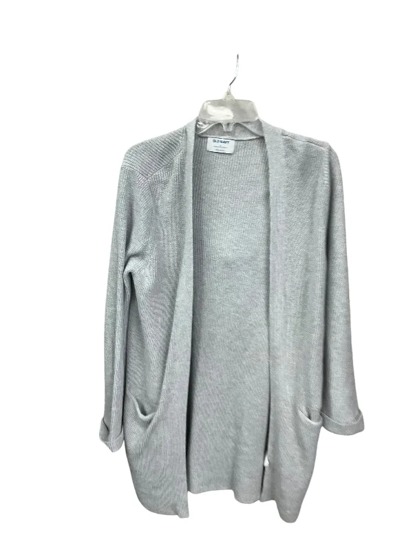 Savings Bonanza Sweater Cardigan By Old Navy In Grey, Size: M