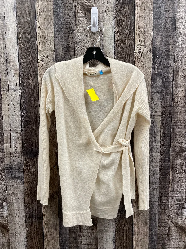 Weekend Flash Sale Sweater Cardigan By Sparrow In Ivory, Size: L