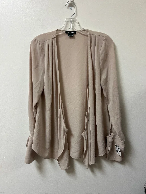 Today’s Deal Sweater Cardigan By Trouve In Tan, Size: S
