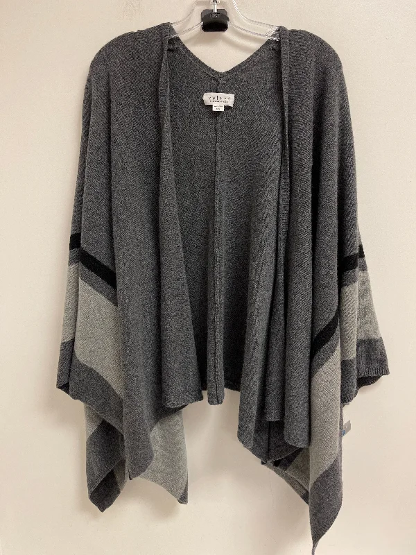 Sale Event Sweater Cardigan By Velvet In Grey, Size: S