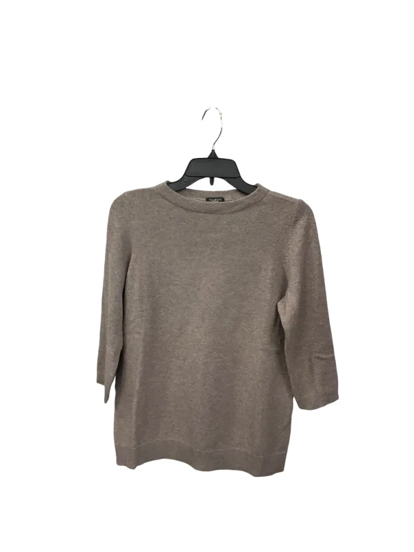 Final Clearance Sweater Cashmere By Talbots In Taupe, Size: Xs