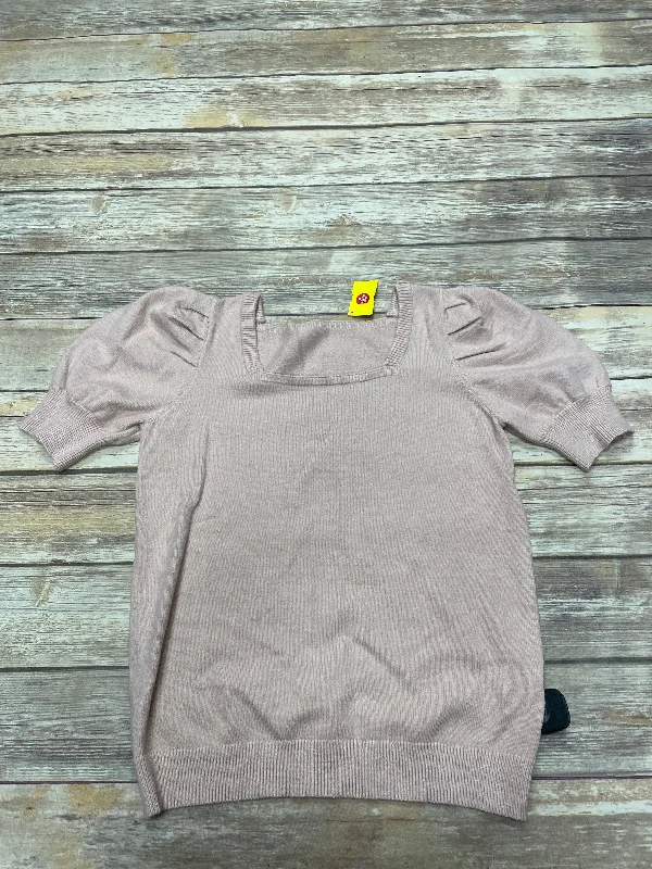 Amazing Deals Sweater Short Sleeve By Cmf In Beige, Size: M