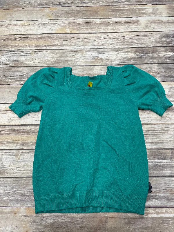 Online Specials Sweater Short Sleeve By Cmf In Green, Size: L