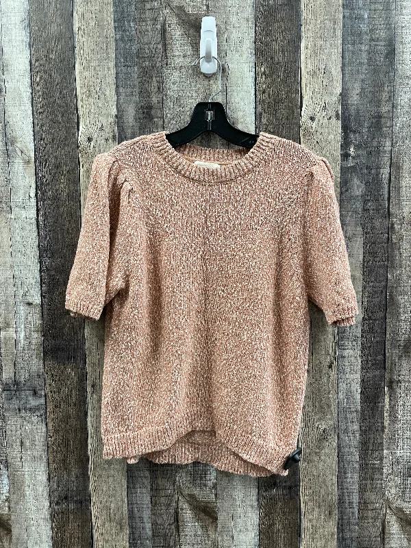 Exclusive Access Sweater Short Sleeve By Universal Thread In Brown, Size: L