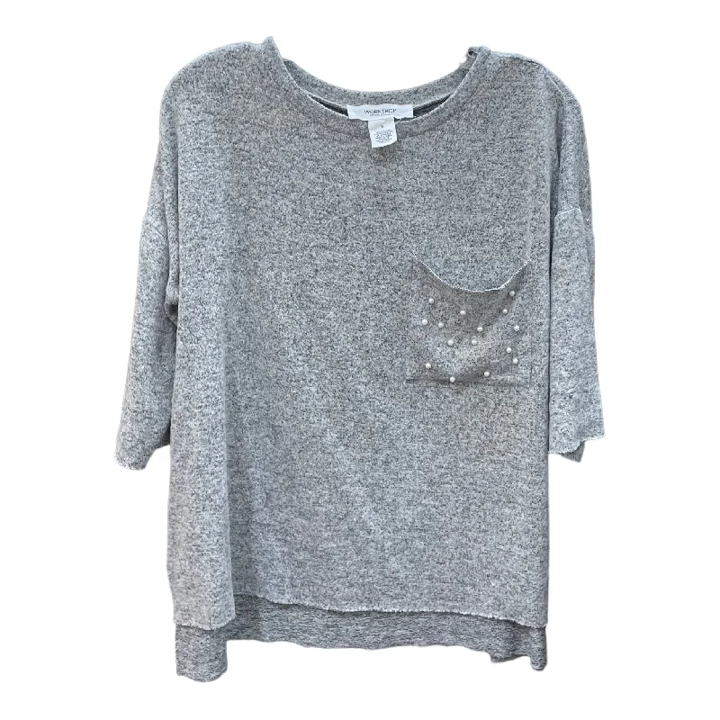 Steals and Deals Sweater Short Sleeve By Workshop  Size: S