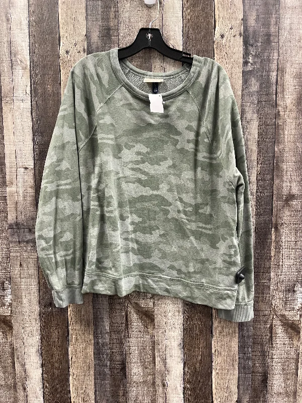 Best Deals Sweatshirt Crewneck By Universal Thread In Camouflage Print, Size: 2x