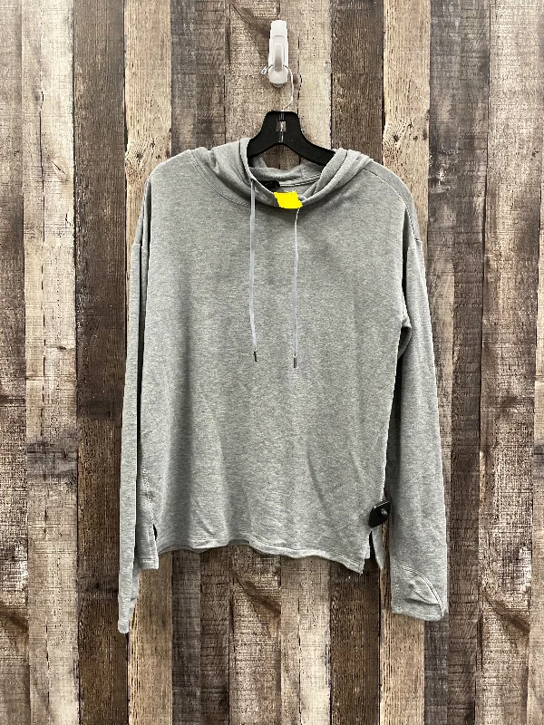 YEAR-End Sale Sweatshirt Hoodie By Athletic Works In Grey, Size: M