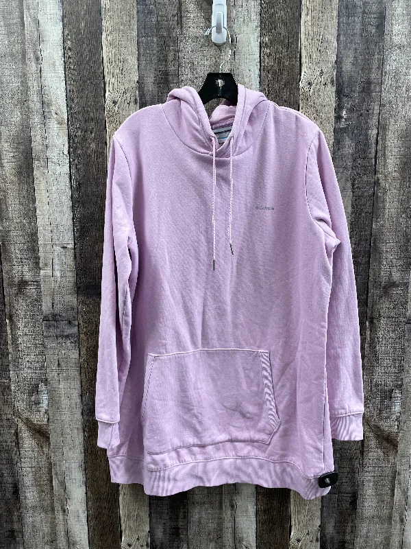 Savings Event Athletic Sweatshirt Hoodie By Columbia In Purple, Size: 2x