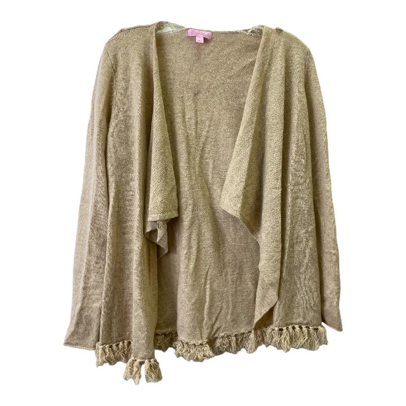 Extra Discounts Tan Sweater Cardigan Cashmere By Lilly Pulitzer, Size: S