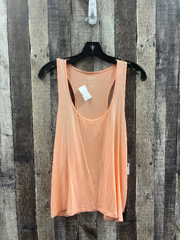 Deal Zone Tank Top By American Eagle In Orange, Size: L