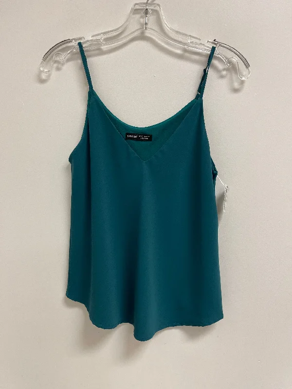 Major Savings Tank Top By Shein In Teal, Size: Xs