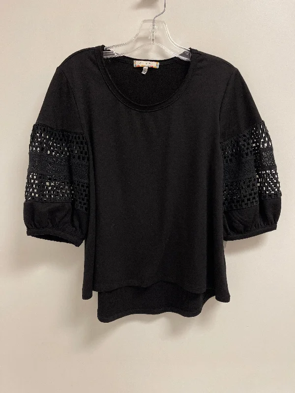 Buy More, Save More Top 3/4 Sleeve By Eri + Ali In Black, Size: Xs
