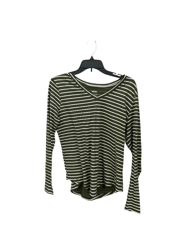 Today Only Top Long Sleeve Basic By Sonoma In Green, Size: M
