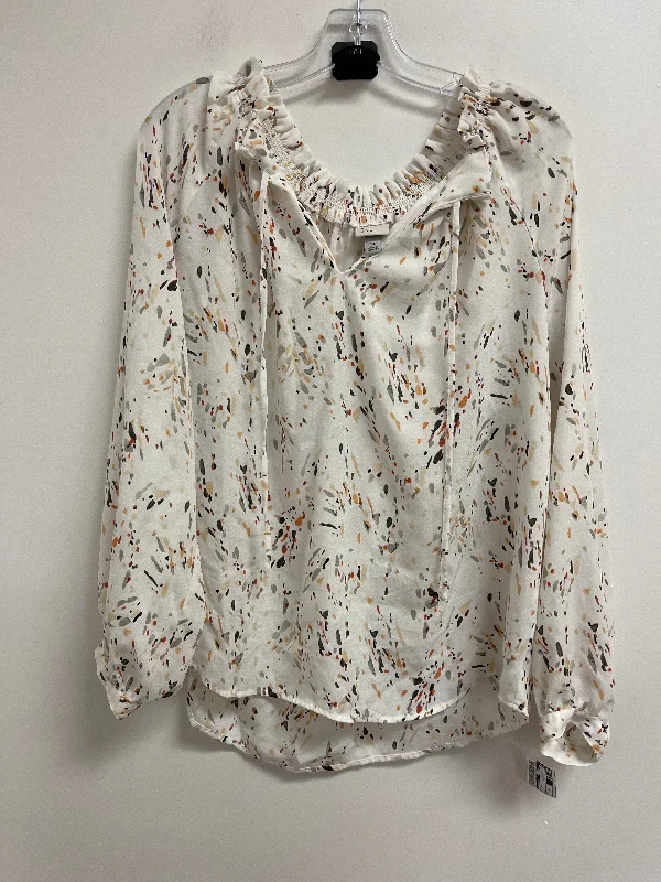 Deal of the Week Top Long Sleeve By A New Day In Multi-colored, Size: Xl