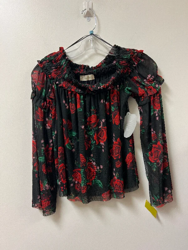 Can't Miss Top Long Sleeve By Altard State In Floral Print, Size: L