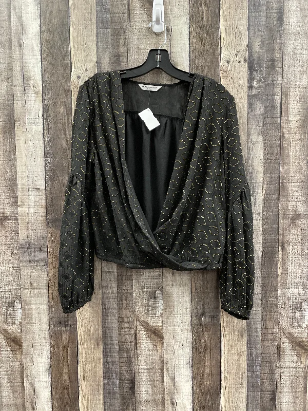 Final Sale Top Long Sleeve By Amanda Uprichard In Black, Size: L