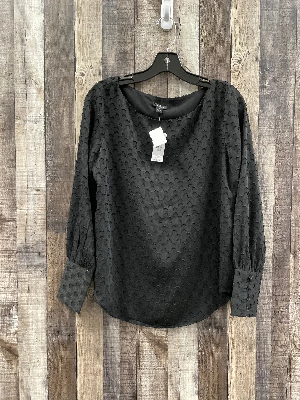 Daily Deals Top Long Sleeve By Ann Taylor In Black, Size: S