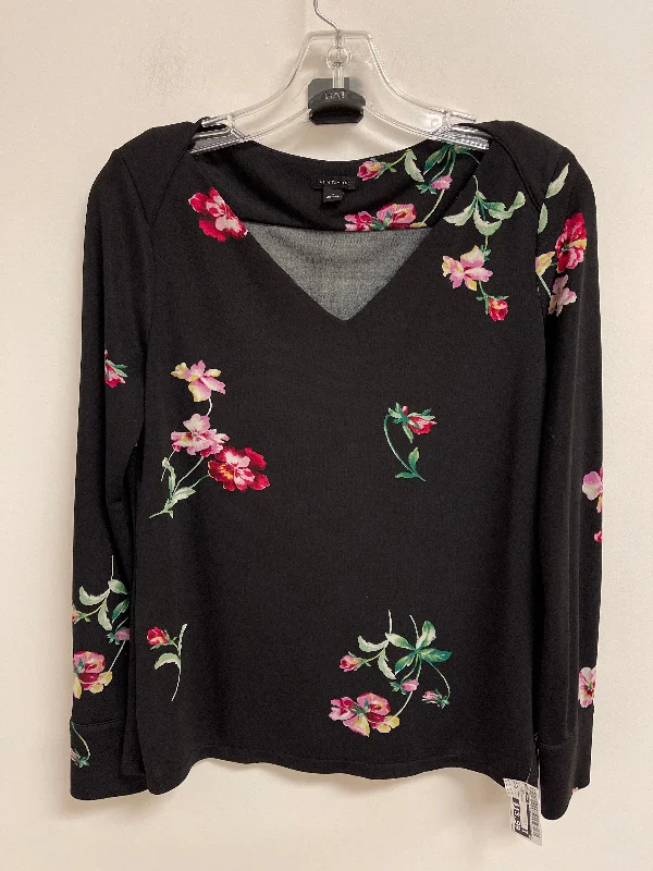 Deal Zone Top Long Sleeve By Ann Taylor In Floral Print, Size: S