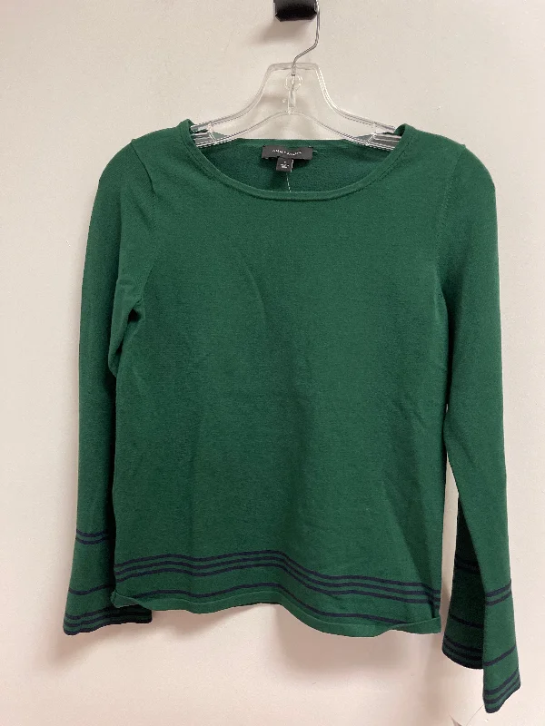 Price Slash Top Long Sleeve By Ann Taylor In Green, Size: S