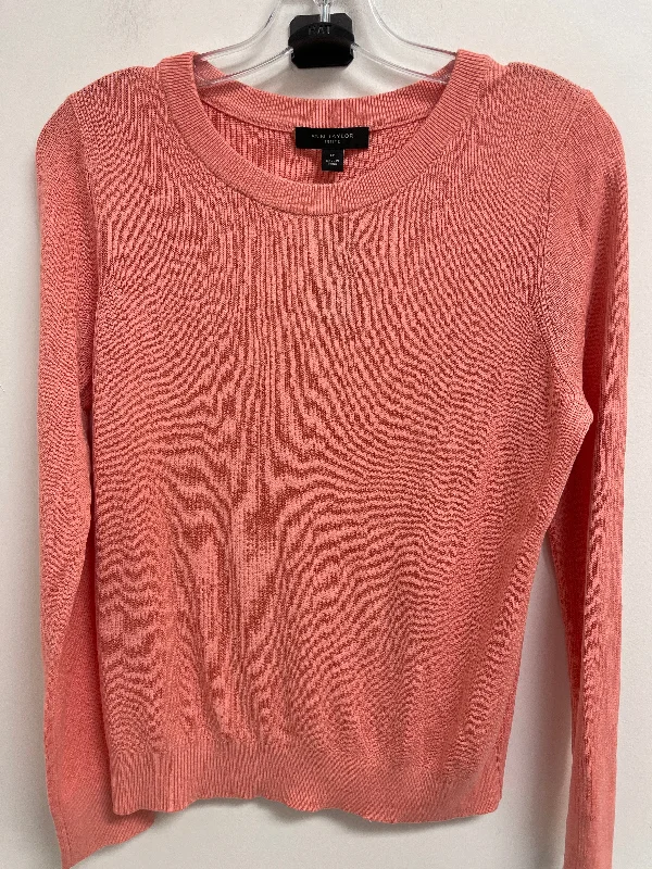 Best Seller Top Long Sleeve By Ann Taylor In Pink, Size: Lp