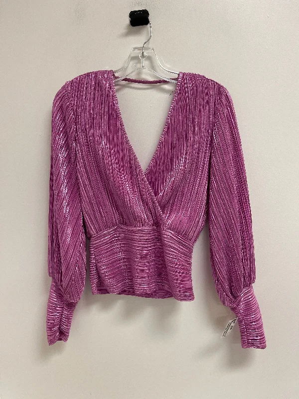 Unmissable Offer Top Long Sleeve By Bardot In Purple, Size: Xs