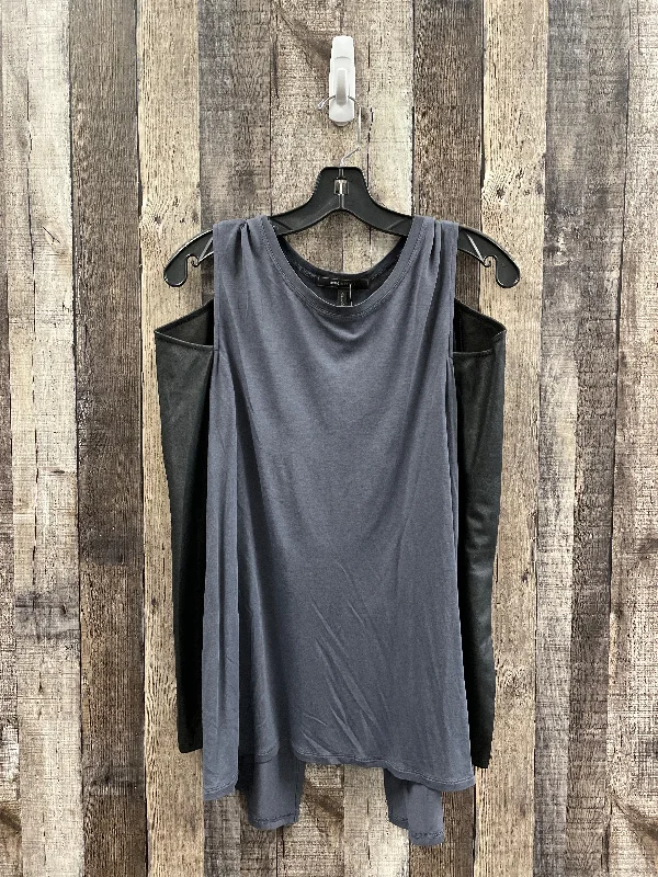 While Supplies Last Top Long Sleeve By Bcbgmaxazria In Grey, Size: M