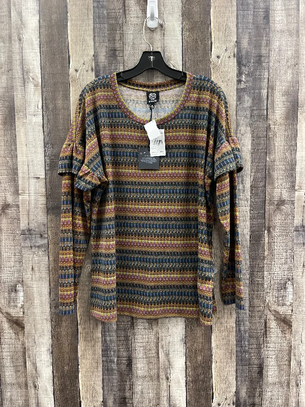 Unbeatable Prices Top Long Sleeve By Bobeau In Multi-colored, Size: Xl