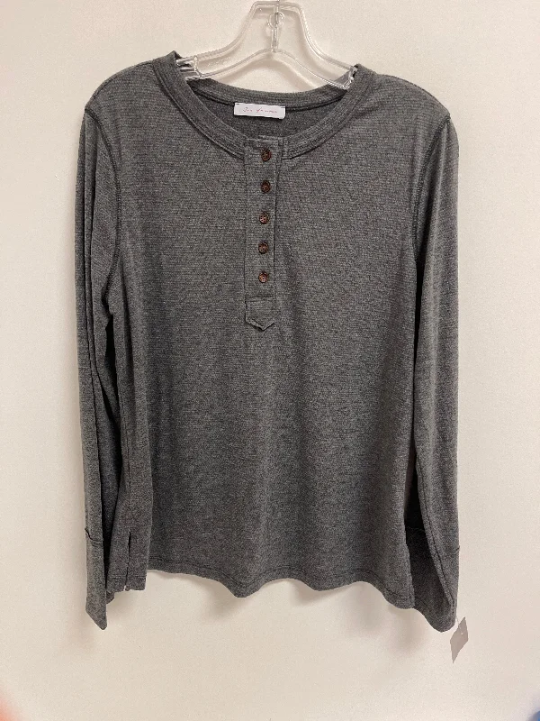 The Best Prices Top Long Sleeve By Ces Femme In Grey, Size: L