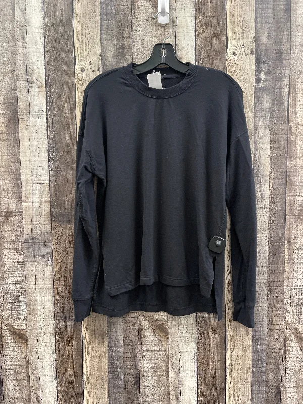 Super Bargain Top Long Sleeve By Cme In Black, Size: S