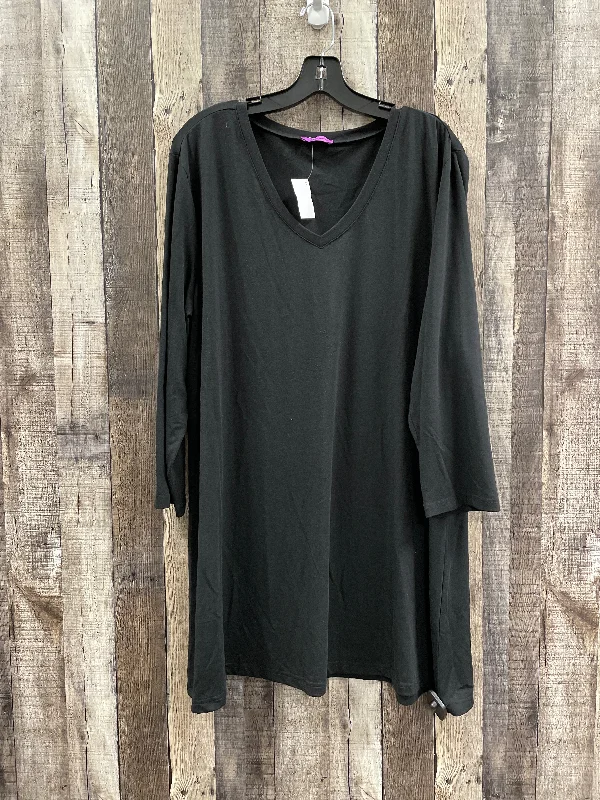 Exclusive Offers Top Long Sleeve By Cme In Black, Size: Xxxl