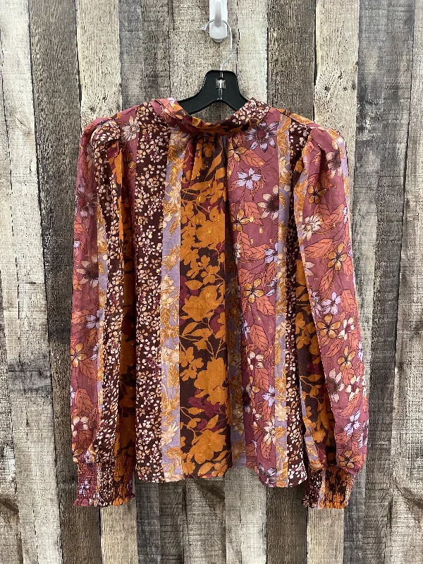 Deal Dash Top Long Sleeve By Cme In Multi-colored, Size: Xl