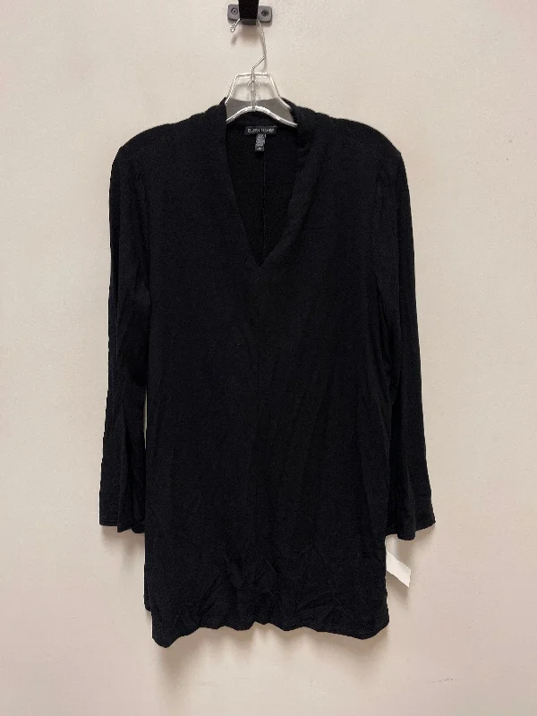 Low Prices Top Long Sleeve By Eileen Fisher In Black, Size: L