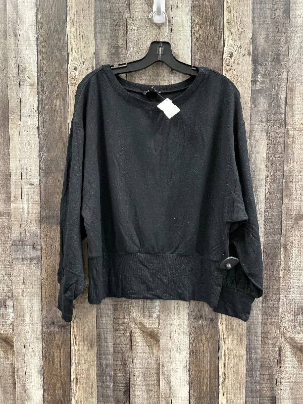 Act Fast Top Long Sleeve By Express In Black, Size: M