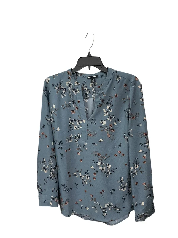 Weekend Special Top Long Sleeve By Hilary Radley In Teal, Size: M
