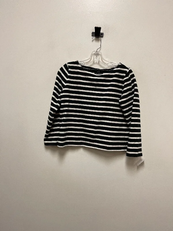The Best Prices Top Long Sleeve By J. Crew In Striped Pattern, Size: Xs