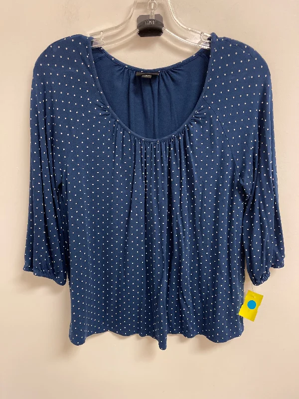 Today’s Special Top Long Sleeve By J. Jill In Polkadot Pattern, Size: Mp