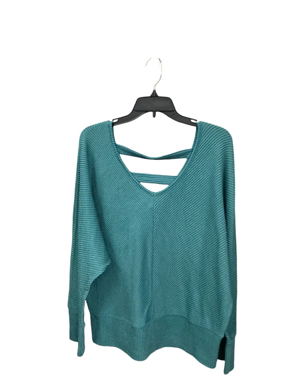 Limited Time Top Long Sleeve By Just Be In Green, Size: 3x
