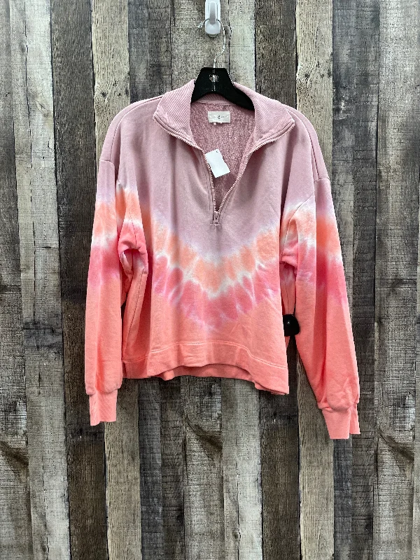 Buy More, Save More Top Long Sleeve By Lou And Grey In Tie Dye Print, Size: S