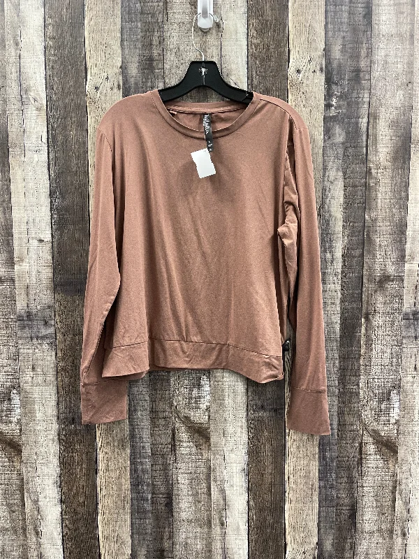 Must-Have Deals Top Long Sleeve By Lukka In Brown, Size: L