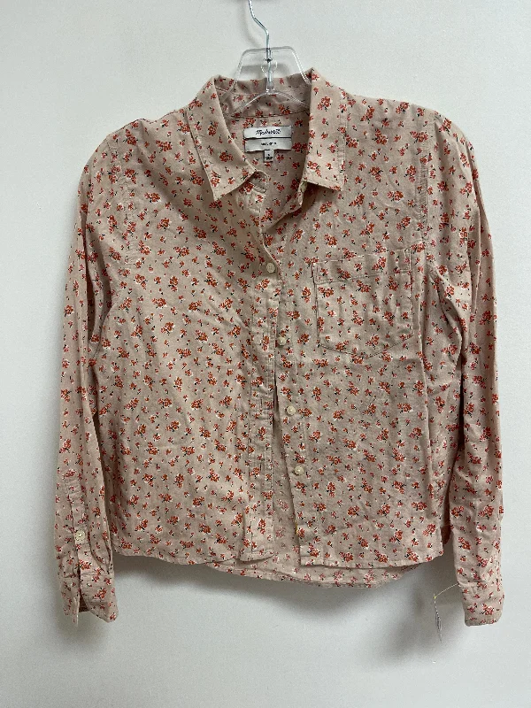 Can't Miss Top Long Sleeve By Madewell In Floral Print, Size: S